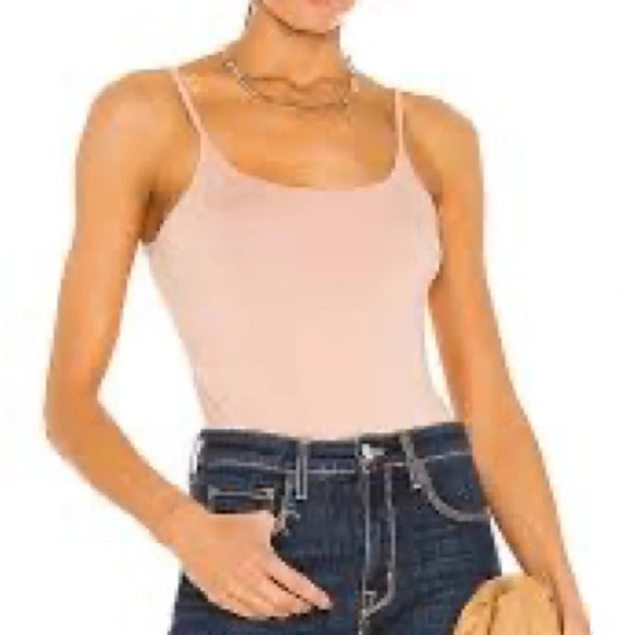 L'Agence Ford Spaghetti Strap Bodysuit in Rusting Brown - NWOT - Size Medium - Picture 1 of 9